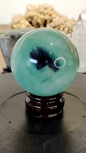 Natural High Grade Fluorite Crystal Ball SF11