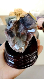 Natural Collection Chocolate Calcite Crystal Ornament CQC08