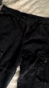 BIBA Celana Cargo Jeans Pria Loose fit Reguler Gombrong Skena Cargo pants Jeans Reguler Standard Denim