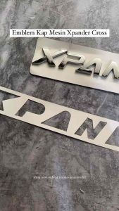 ACS Logo Emblem Kap Mesin engine hood XPANDER CROSS chrome tebal