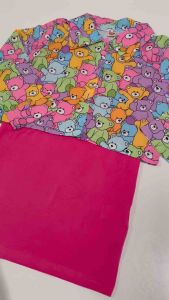 [3-7th] DRESS BODYCON ANAK PEREMPUAN OUTER BEAR COLORFUL