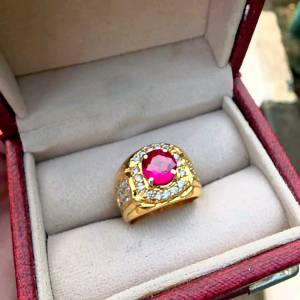 Cincin Batu Merah Siam Bangkok Super