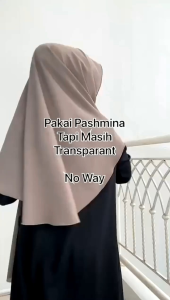 Pashmina Instan Royal OVAL INNER variasi Lubang Telinga / Jilbab Instan / Pasmina Masker Berbahan CerutyBabyDoll Terbaru ZHF