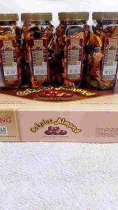 COKLAT ALMON / CEMILAN COKLAT ALMON ENAK MURAH 1 toples isi 40 pcs murah