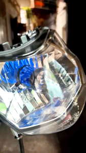 [ Chuẩn hãng ZEDLIGHT] Đèn Pha led Bi cầu Mini C300 - Công Suất 90W - Điện áp 12-24V Có tâm trợ pha Laser vàng trắng.