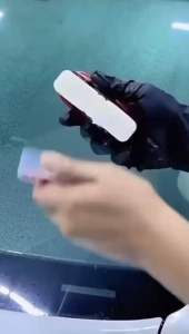 Glass Oil Film Cleaning Brush Car Glass Oil Film Cleaning Wipes Glass Stain Remover Auto Glass Bursh Wipe
