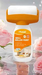 墙面滚筒漆 (1套)  Wall Paint Roller #自从入手了这个滚筒漆✨，再也不怕小孩在墙面乱涂乱画了，墙面脏了自己动手就能解决，操作简单#滚筒漆🌈