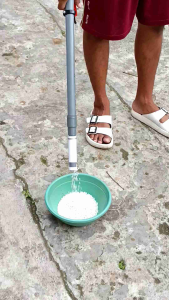 Satu Set Alat Tabur Pupuk Granul Pupuk Padat Butiran Tas Ransel Anti Sakit Pinggang