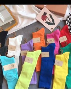 [Nhiều màu đẹp] Tất Dài Tới Đầu Gối Nữ Nhiều Màu Sắc