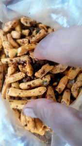BASRENG PEDAS DAUN JERUK - BASRENG ORIGINAL GURIH DAUN JERUK - ANGKASA SNACK