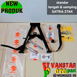 Standar tengah samping satria 2tak fullset