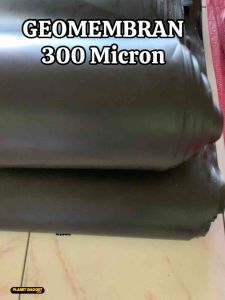 Plastik Hdpe geomembran 300 Micron Berbagai ukuran ( kolam ikan )