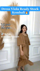 Dress Viola Crinkle Terbaru: Bahan & Desain