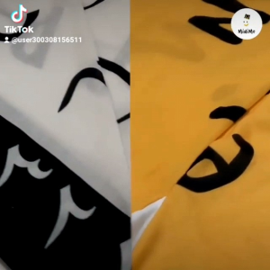 Mandjha Special Free Box Ivan Gunawan Fashion Scarf Motif Mono Italic Blue Grey