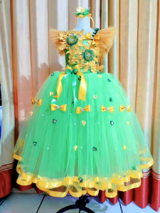 GAUN PESTA ANAK SIAP DI ORDER USIA 1-12 THN (SEMATAKAKI)