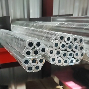 อลูมิเนียมท่อกลม ท่ออลูมิเนียม เกรด 6063 โตนอก12มม14มม16มม18มม รูใน6มม.8มม10มม ขนาดยาว 100cm