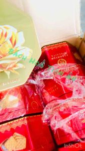 Bánh Quy thập cẩm RITAZ GOLD Hoa văn Hộp Thiếc Cao Cấp 90g MALAYSIA tết an khang 2026