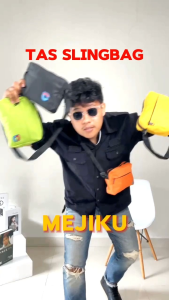 Tas Selempang Pria Ringan Muat HP & Dompet – Sling Bag Casual Santai