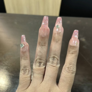 (FREE TOOLKIT) 10 PCS PRESS ON NAILS. HANDMADE NAILS SIZE S