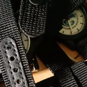 JAM TANGAN PRIA DAN WANITA SANTRI JAM TANGAN DARKAH LOGO ARAB TERBARU TALI KANVAS FREE BATERAI CADANGAN