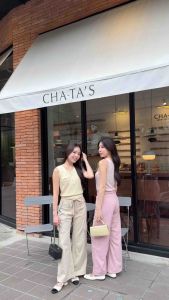 AIYU KNIT TANK TOP / AIYU PANTS / AIYU LACE PANTS