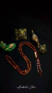 Tasbih Kayu Mawar Merah mix Kayu Zaitun Mesir