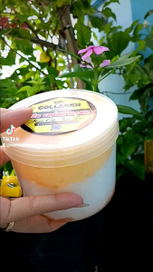 [chuẩn loại1]kem body cốt ủ Thái rỉ dầu vàng 500g.(trắng bạch)nạo từ phôi kem mặt thái.