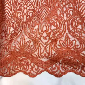 Bahan kain tille elishab/tille bordir spenggel