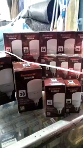 harga 10 pcs 5/10/15/20/30/ wat varian lampu LED putih sunsonic Shogun harga grosir