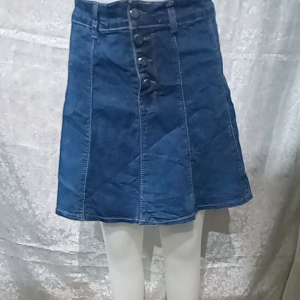 PRELOVED High Waist Denim Skirt - Fit for 26-27 Waist