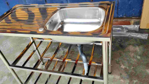 Premiur Portable Stainless Steel Kitchen Sink With Stand (100cm*50cm)