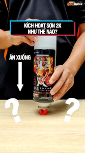 Sơn xịt Samurai 2K đủ loại (2 thành phần) - Keo phủ bóng/nhám mờ Lót chống rỉ sét sàn/gầm oto
