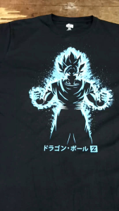 Kaos Dragonball Songoku Blue Super Saiyan Distro Kartun Anime