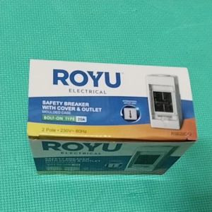 ROYU Circuit Breaker w/ Housing - Cover & Outlet