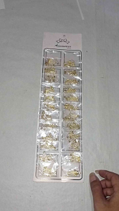 Peniti Emas Hijab Kemasan Renteng 24 pcs