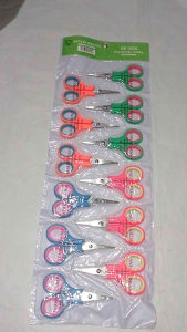Gunting Warna Safari Brand 1 Renteng/12 pcs