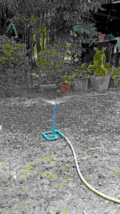 สปริงเกอร์หัวใบบัว 40 ซม. รดน้ำต้นไม้ สนามหญ้า หรือ จุดที่ต้องการ รัศมีวงน้ำ 4-5 เมตร ใช้ง่าย เคลื่อนย้ายง่าย ขนาดท่อ 4หุน หรือ 1/2