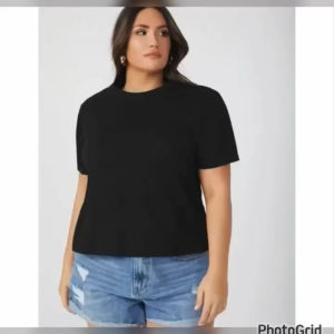 Plus Size Round Neck Top Oversize Top (RND Ayang)