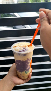 65pcs Colored Plastic Spoon for Beverage Drink Halo Halo Spoon Long Teaspoon