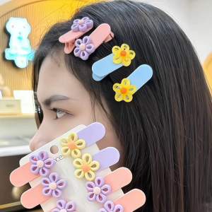 [chuchu] 1 คู่ กิ๊บติดผมสีพาสเทล รูปดอกไม้ so cute ราส่งถูกๆ คุณภาพดี พร้อมส่งในไทย