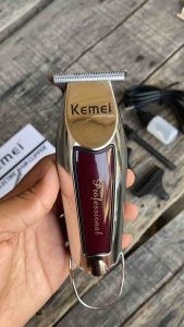 Bisa COD Mesin Cukur Rambut Kemei KM 9163 Professional Hair Clipper Detailer Trimmer Elektrik Rechargeable