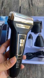 Paling Lakuu!!!! Kemei KM-6558 Grooming Alat Cukur 3 in 1 Hair Clipper Shaver Pencukur Bulu Hidung Jenggot Kumis Rambut Bisa COD