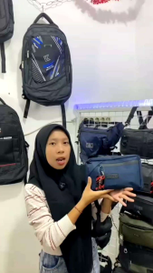 Tas Tangan Handbag PEGE Hero Selempang Waistbag Bahan Kanvas 3IN1 Pria Wanita- PG 9057