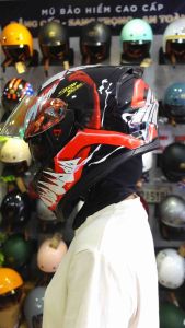 Mũ bảo hiểm Fullface ROC 05 tem KYT VENOM 2 kính