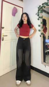 Celana Baggy Jeans Washed Loose Straight Gombrong Komprang Skena Korean Style Baggy Jeans Longgar