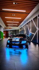 Lampu Alis Neon Flexible Mobil/Motor 12V | Led Selang Elastis 30cm/60cm/1Meter