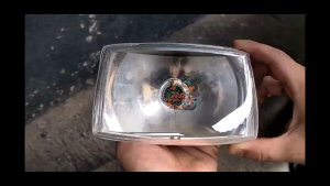 Mika Lampu Depan Suzuki RC 100 Bening Polos Tanpa Garis