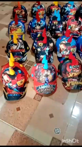 Topi Anak Boboiboy Lucu Tanduk Prin Cewek Cowok Terbaru