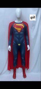 【Ready Stock🇲🇾】Red Blue Hero Costume Adult Cosplay Jumpsuit Halloween Party Outfit 红蓝英雄Cosplay服 成人连体衣披风 -129