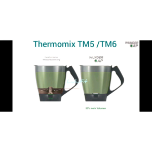 Thermomix TM5 TM6 Wunder Cap The Revolutionary Knife Replacement Mixing Bowl